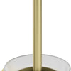 Deante ROUND Design-WC-Bürstengarnitur offen zur Wandmontage Gold gebürstet