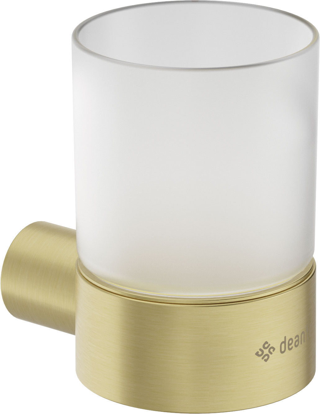 Deante ROUND Zahnputzbecher Wandmontage Gold gebürstet