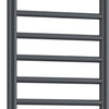Deante SILIA Badheizkörper Handtuchwärmer Höhe 121 cm Titanium matt