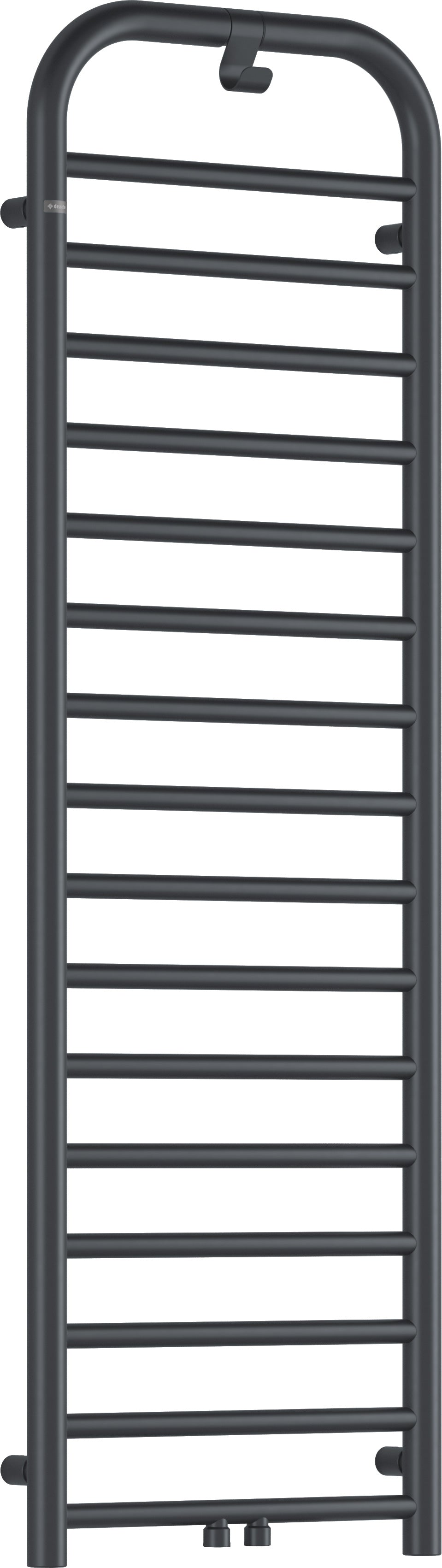 Deante SILIA Badheizkörper Handtuchwärmer Höhe 157 cm Titanium matt