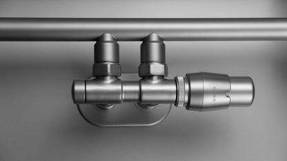 Deante SILIA Badheizkörper Handtuchwärmer Höhe 157 cm Stahl matt