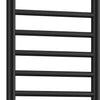 Deante SILIA Badheizkörper Handtuchwärmer Höhe 121 cm Schwarz