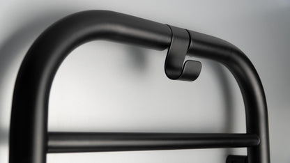 Deante SILIA Badheizkörper Handtuchwärmer Höhe 121 cm Schwarz