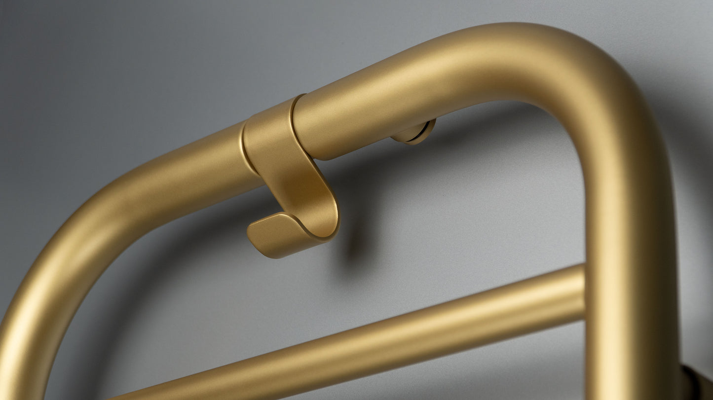 Deante SILIA Badheizkörper Handtuchwärmer Höhe 85 cm Gold matt