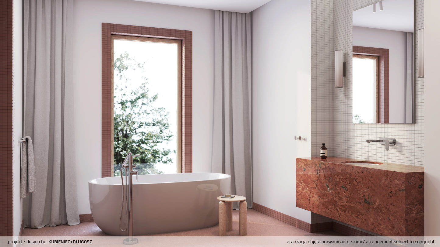 Deante ROUND Design-Wandhaken Handtuchhaken einzeln Chrom