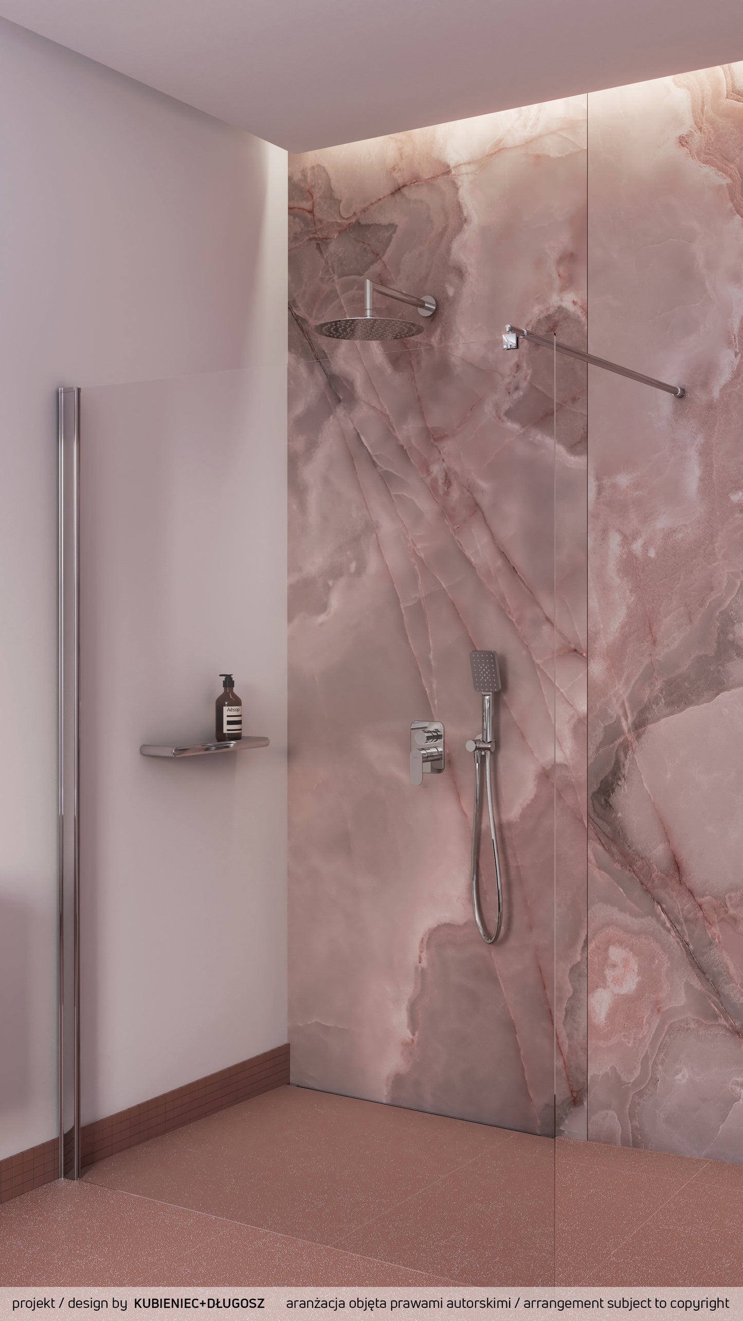 Deante KERRIA PLUS Walk-In Duschwand 120 x 200 cm Chrom