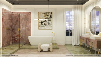 Deante KERRIA PLUS Walk-In Duschwand 120 x 200 cm Chrom