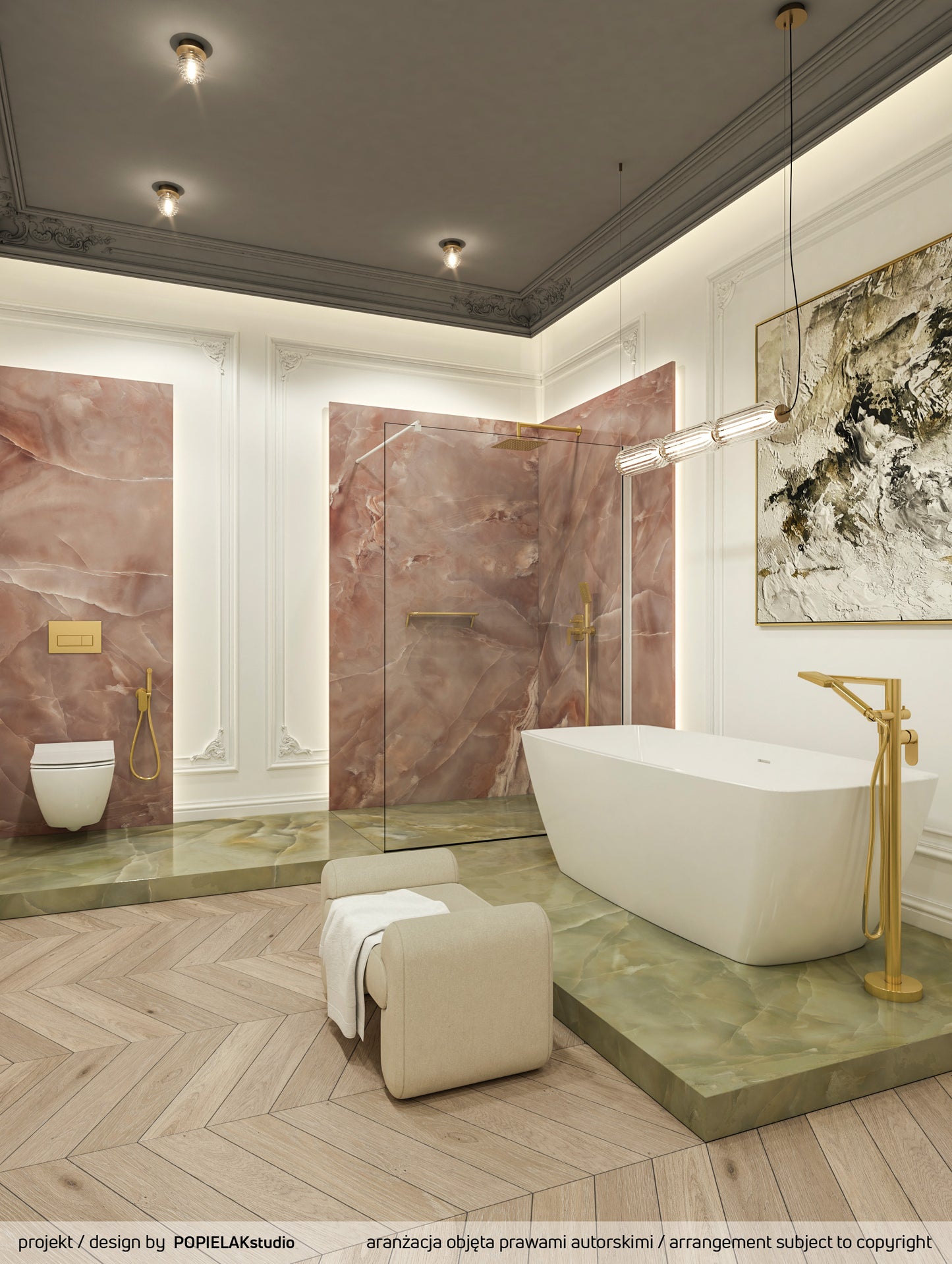 Deante KERRIA PLUS Walk-In Duschwand 120 x 200 cm Chrom