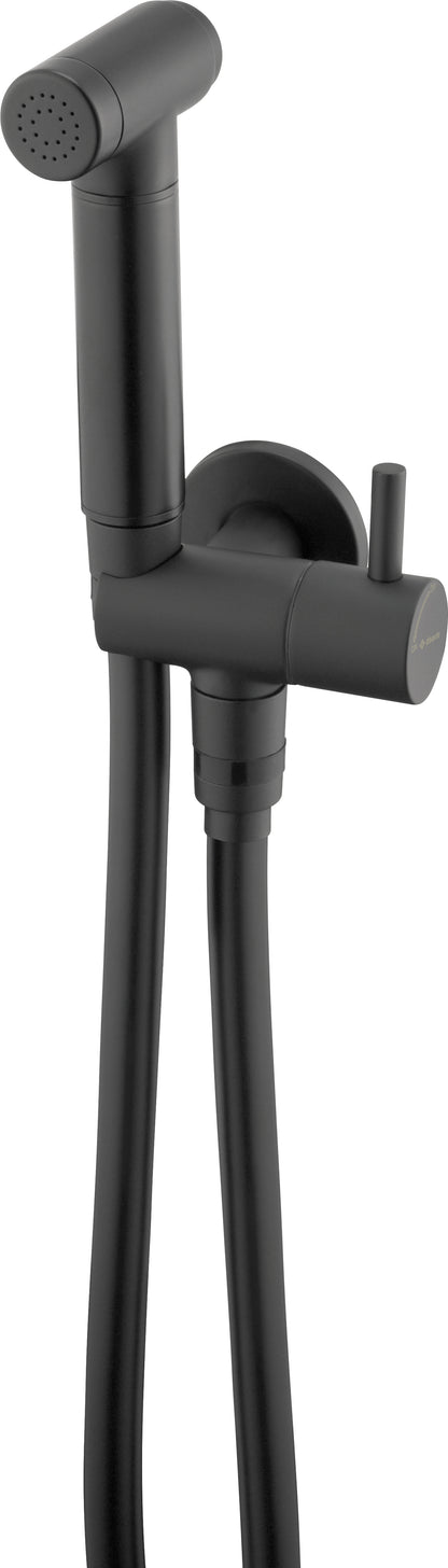 Deante BIDETTA Bidet-Handbrause-Set mit Winkelanschluss Schwarz