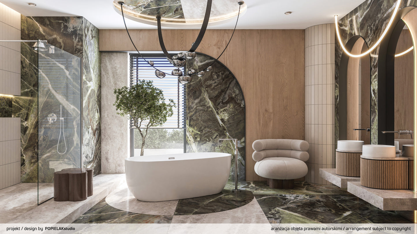 Deante KERRIA PLUS Walk-In Duschwand 120 x 200 cm Chrom