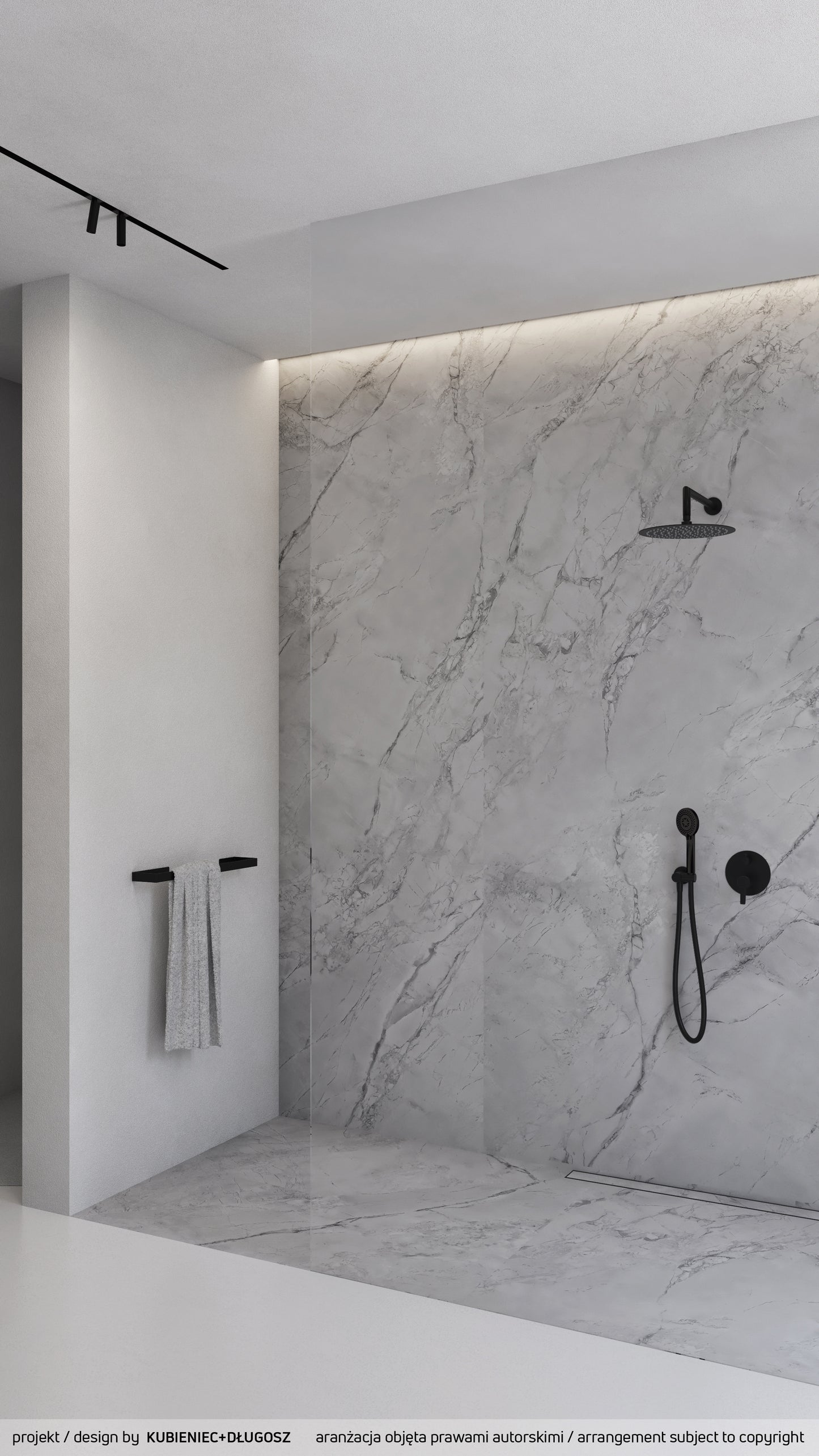 Deante ARNIKA Unterputz-Duschsystem Kopfbrause-Set rund Schwarz