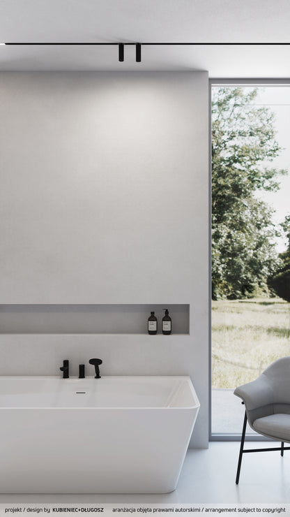 Deante HIACYNT Acryl-Badewanne Wand-/freistehend rechteckig 160 cm Weiß