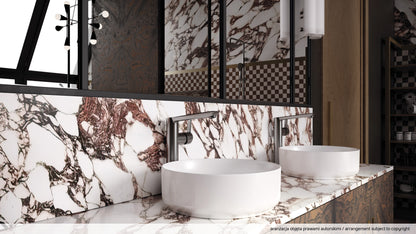 Deante ARNIKA Waschtischarmatur hoch mit seitlichem Hebel Titanium