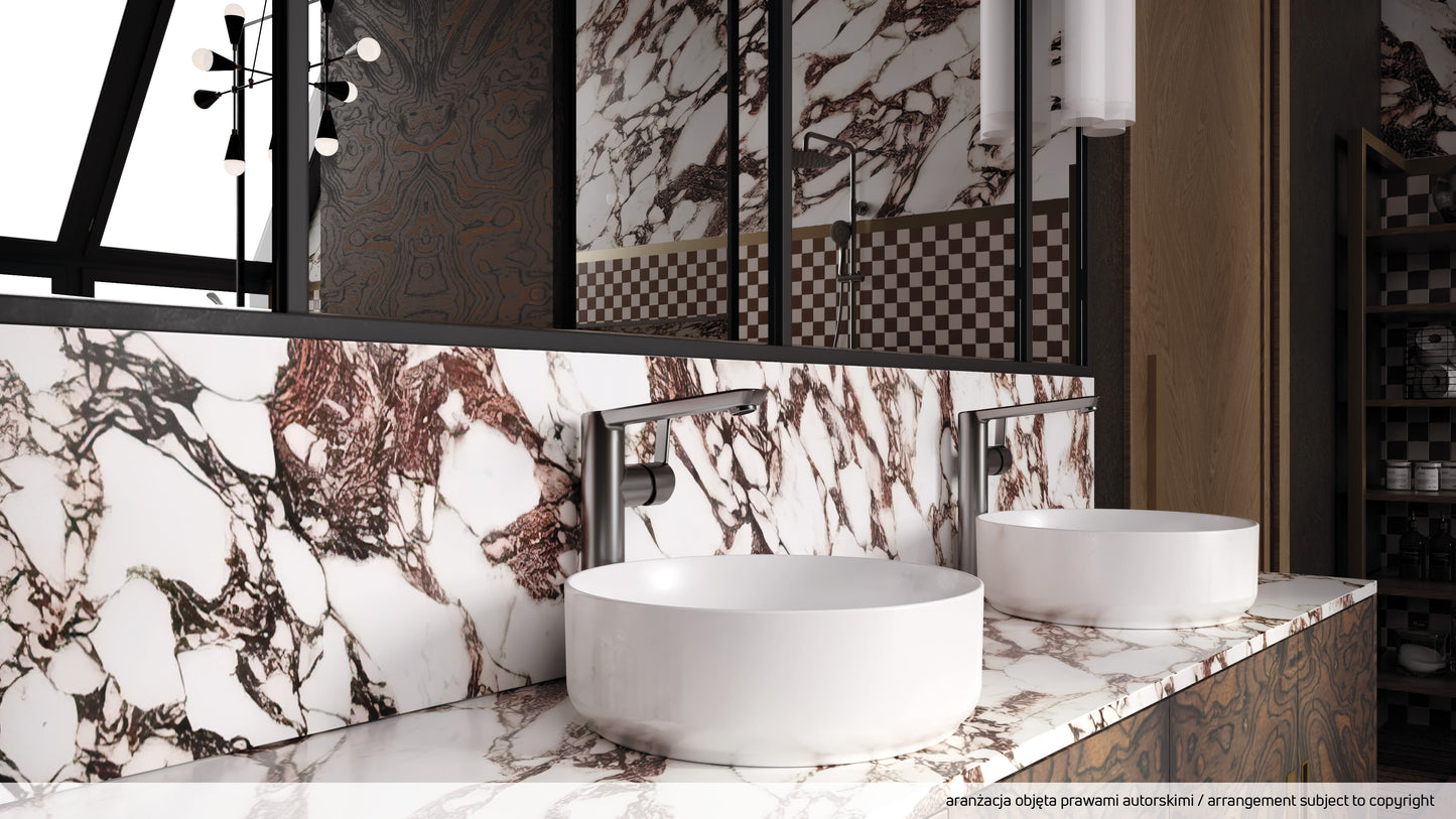 Deante SILIA Keramik-Aufsatzwaschbecken rund Ø 36 cm Weiß