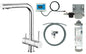 Deante Küchenarmatur mit Filtersystem für Trinkwasser Komplettset L-Auslauf Chrom