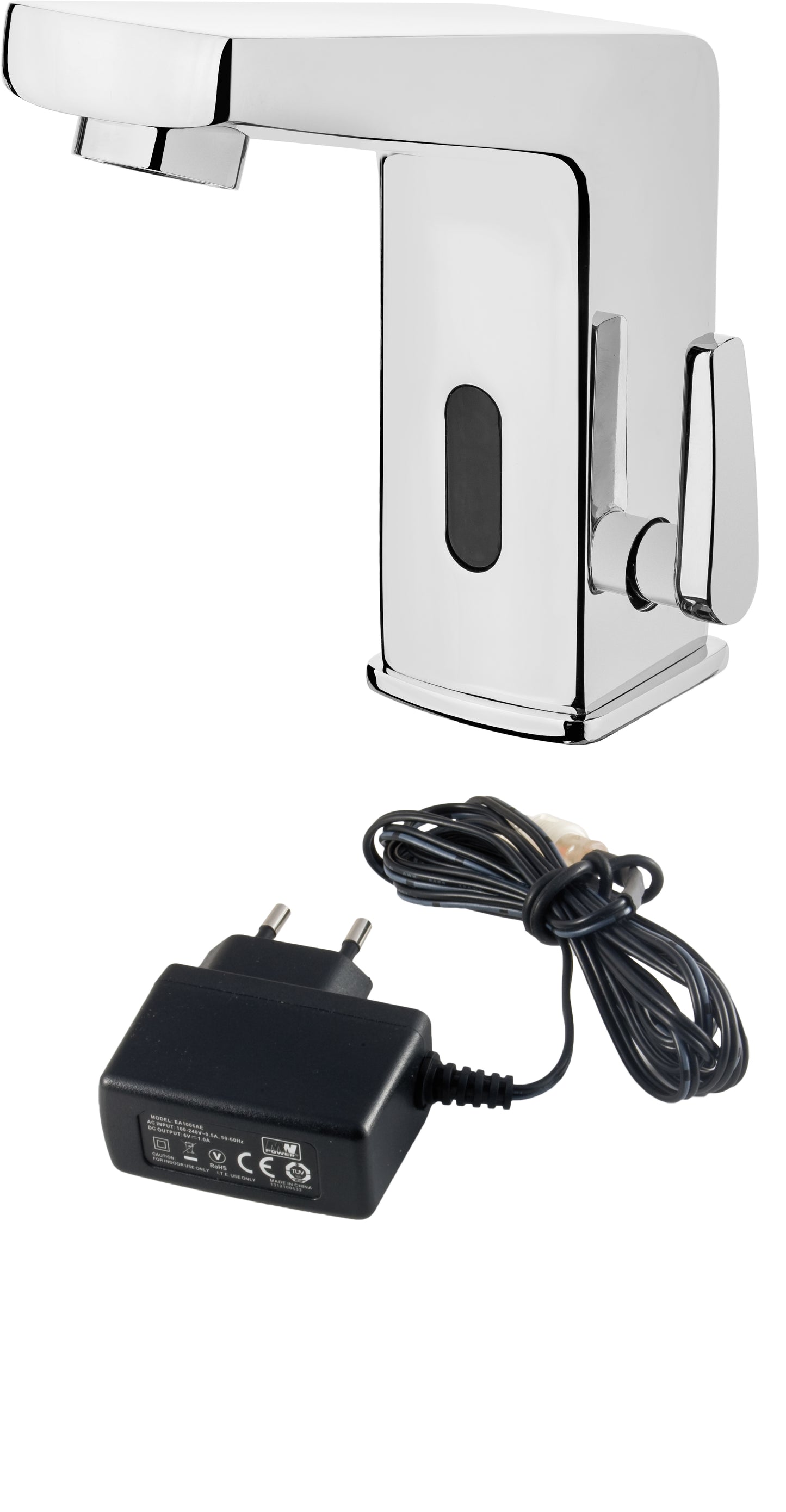 Deante SENSOR Waschtischarmatur berührungslos mit Temperaturregler 230/6V Chrom