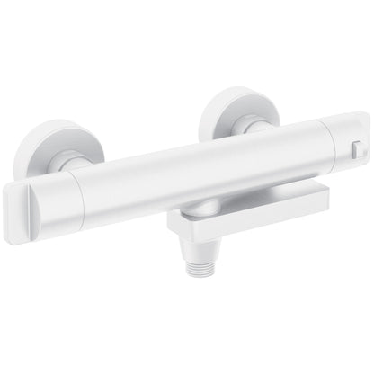 Deante THERM Badewannenarmatur mit Thermostat klappbar Weiß