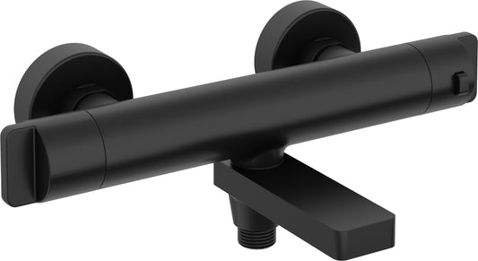 Deante THERM Badewannenarmatur mit Thermostat klappbar Schwarz