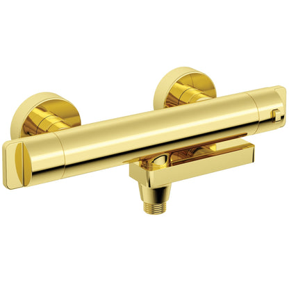 Deante THERM Badewannenarmatur mit Thermostat klappbar Gold