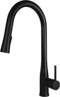 Deante LUKRECJA Spültischarmatur mit ausziehbarer Brause (2 Strahlarten) Schwarz