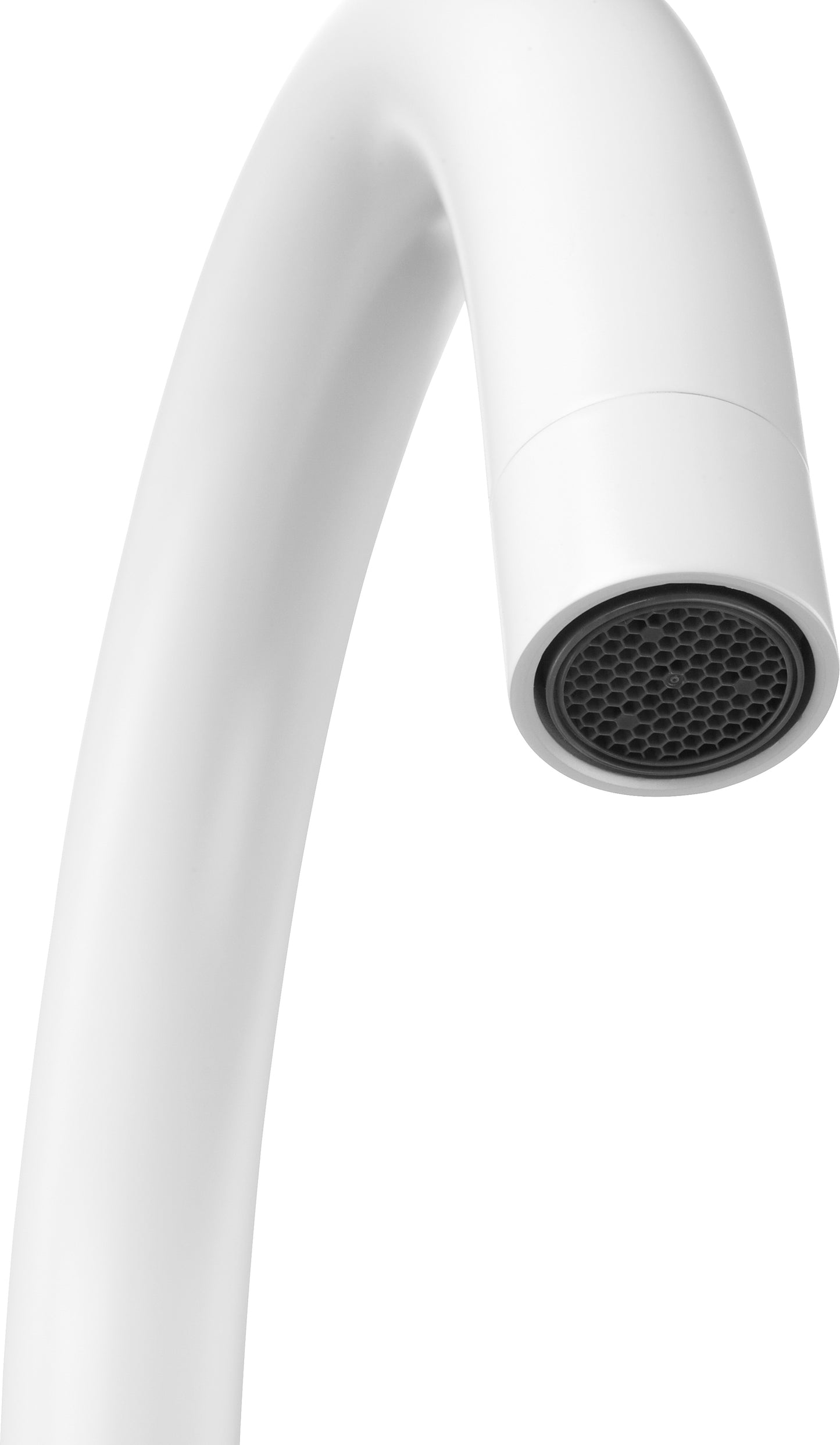 Deante MILIN Spültischarmatur mit Einhand-Bedienung hoher Auslauf Weiß