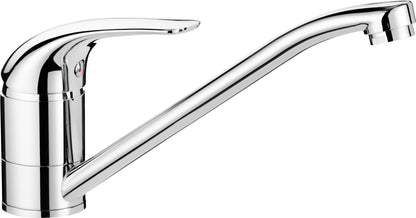 Deante Niederdruck-Küchenarmatur 3-Wege-Wasserhahn für Durchlauferhitzer Chrom