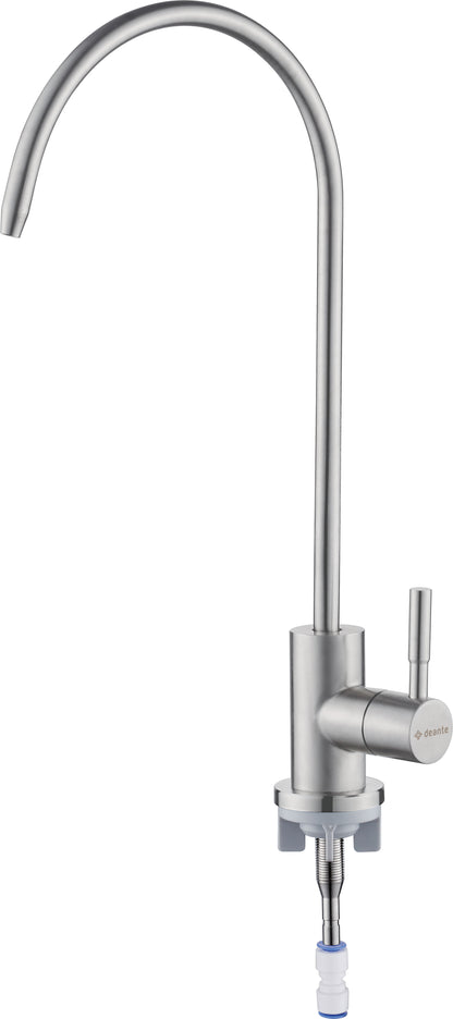 Deante Wasserfilter-Armatur Auslauf für gefiltertes Wasser Stahl gebürstet