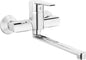 Deante CORIO Küchenarmatur Wandarmatur mit langem Auslauf ECO wassersparend Chrom