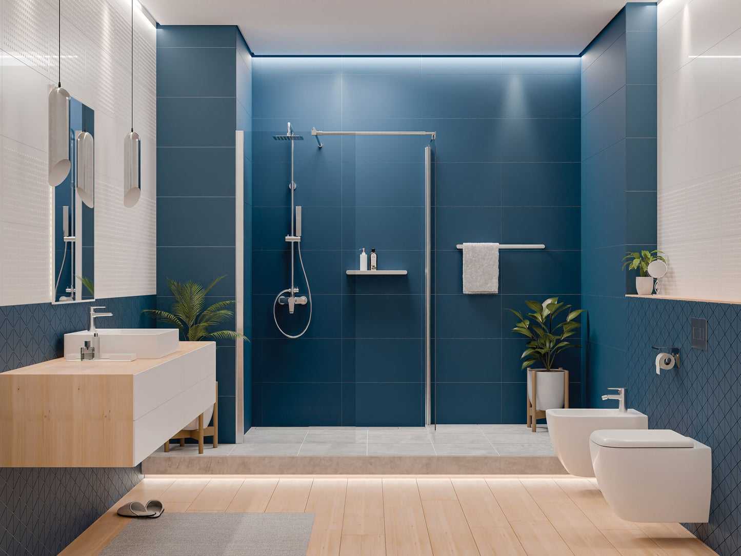 Deante CORIO Bidetarmatur wassersparend Chrom