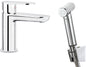 Deante ALPINIA Waschbeckenarmatur mit Bidet-Handbrause Chrom