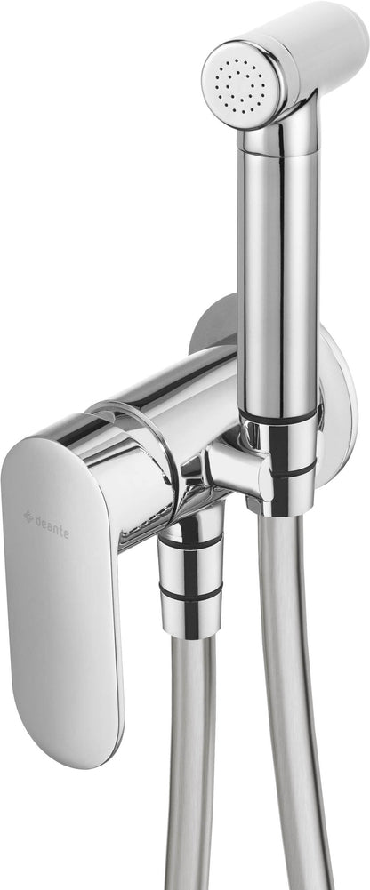 Deante ALPINIA Bidetarmatur Handbrause-Set wassersparend Chrom