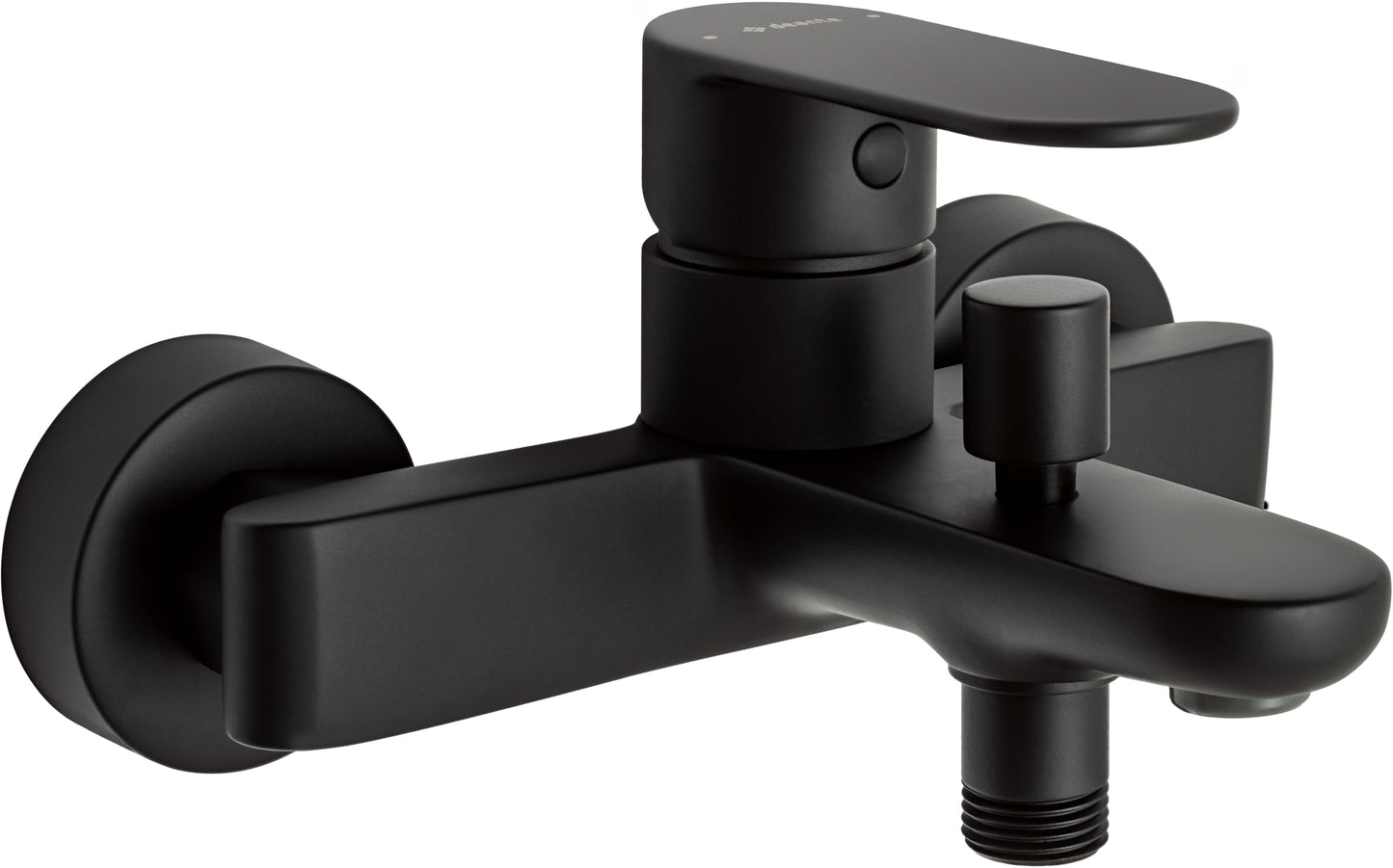Deante ALPINIA Einhebel-Badewannenarmatur Aufputz Schwarz