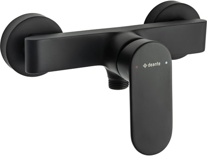 Deante ALPINIA Design-Duscharmatur Einhebelmischer Schwarz