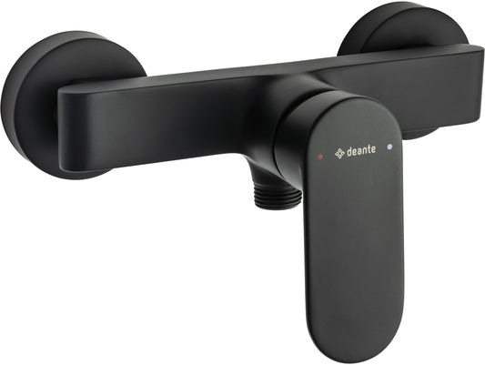 Deante ALPINIA Design-Duscharmatur Einhebelmischer Schwarz