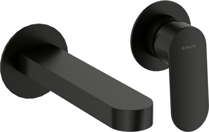 Deante ALPINIA 2-Loch Unterputz-Waschbeckenarmatur Einhebelmischer Schwarz