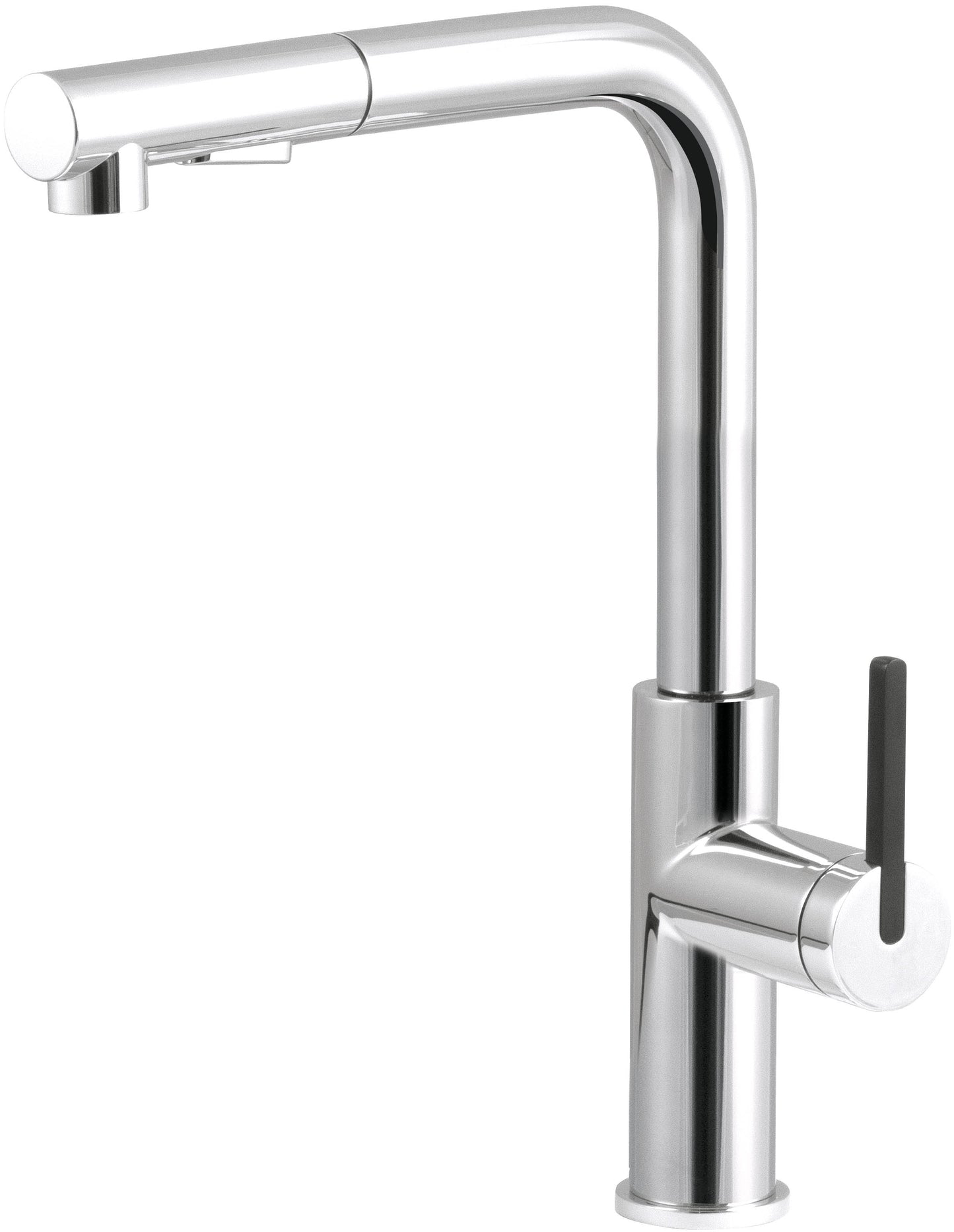 Deante MOMI Spültischarmatur mit ausziehbarer Brause (2 Funktionen) Chrom