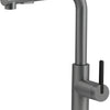 Deante MOMI Spültischarmatur mit ausziehbarer Brause (2 Funktionen) Titanium