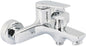 Deante IVO Aufputz-Wannenarmatur mit Einhebelmischer und Umschalter Chrom
