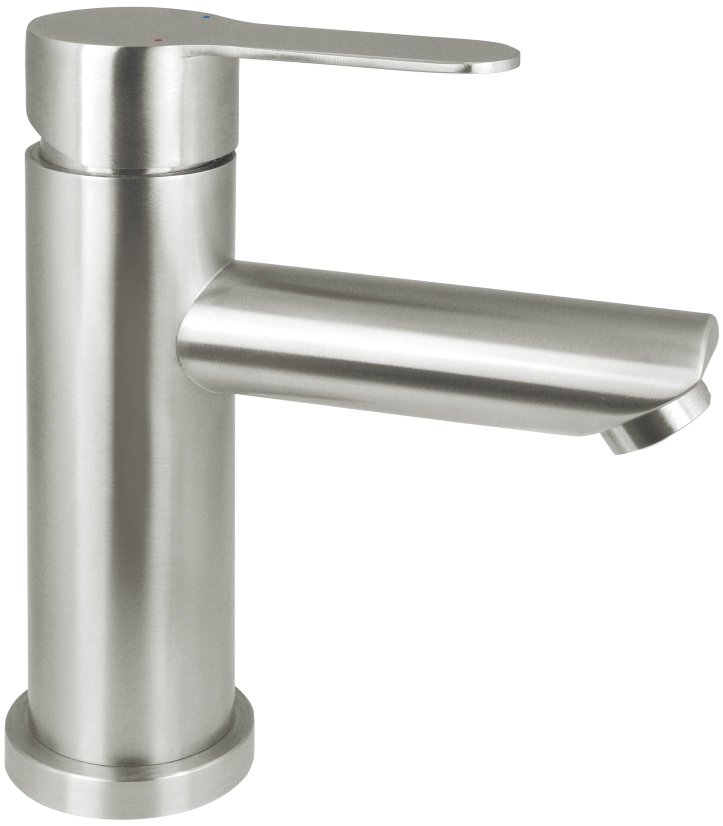 Deante LUPO Waschtischarmatur Einhebelmischer Stahl gebürstet