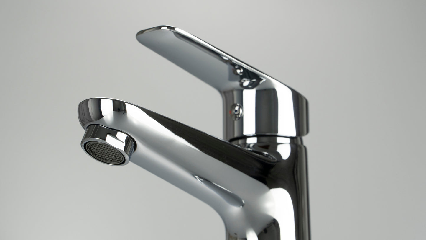 Deante BORO Waschtischarmatur Badezimmer-Mischbatterie Chrom