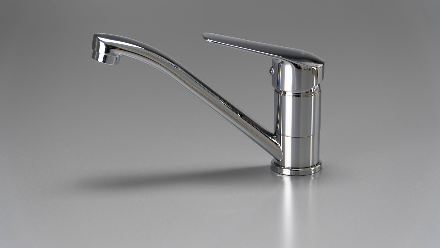 Deante BORO Einhebel-Waschbeckenarmatur mit schwenkbarem Auslauf Chrom