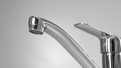 Deante BORO Einhebel-Waschbeckenarmatur mit schwenkbarem Auslauf Chrom