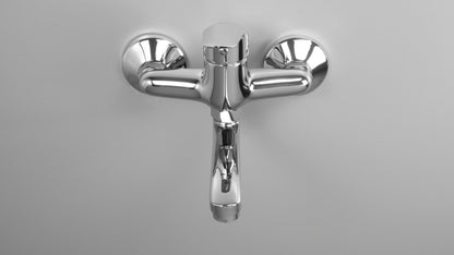 Deante BORO Aufputz-Waschtischarmatur mit schwenkbarem Auslauf Chrom