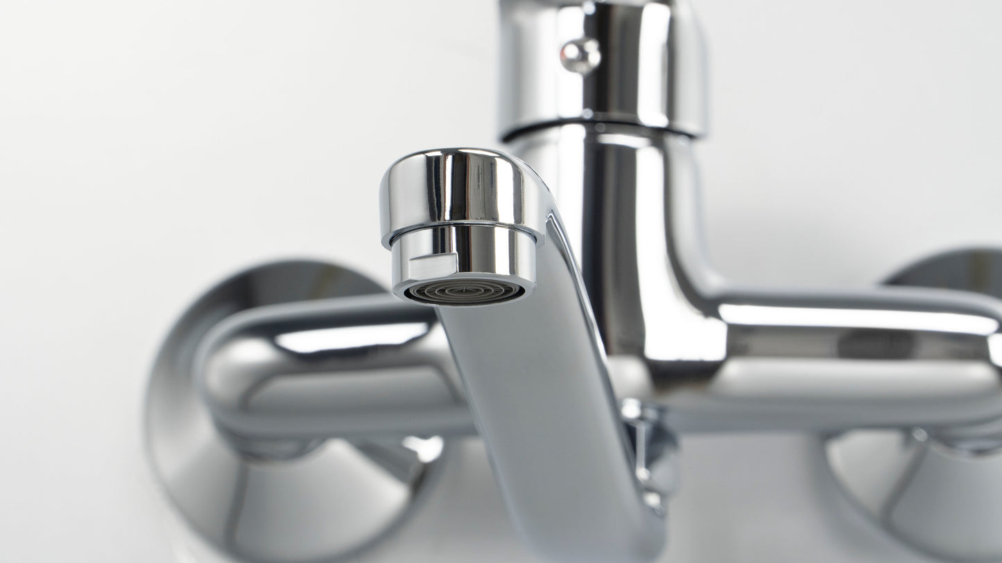 Deante BORO Aufputz-Waschtischarmatur mit schwenkbarem Auslauf Chrom