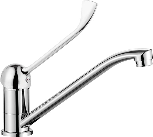 Deante BORO Spültischarmatur mit Klinikhebel Hygienearmatur Chrom