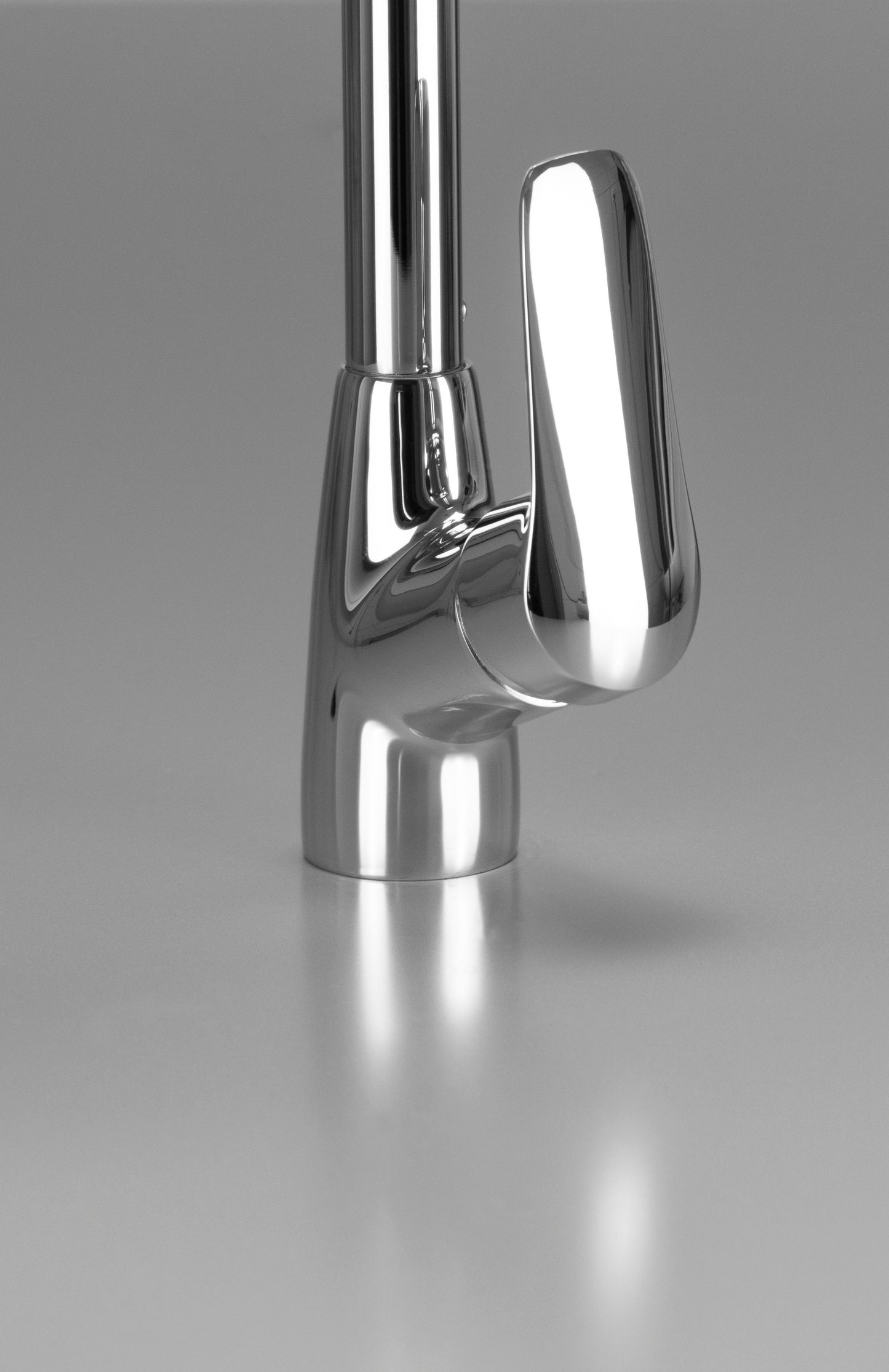 Deante BORO Küchen-Wasserhahn Einhebel-Spültischarmatur hoher Auslauf Chrom