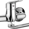 Deante BORO Küchenarmatur Wandarmatur mit schwenkbarem Auslauf Chrom