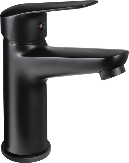 Deante BORO Waschtischarmatur Badezimmer-Mischbatterie Schwarz
