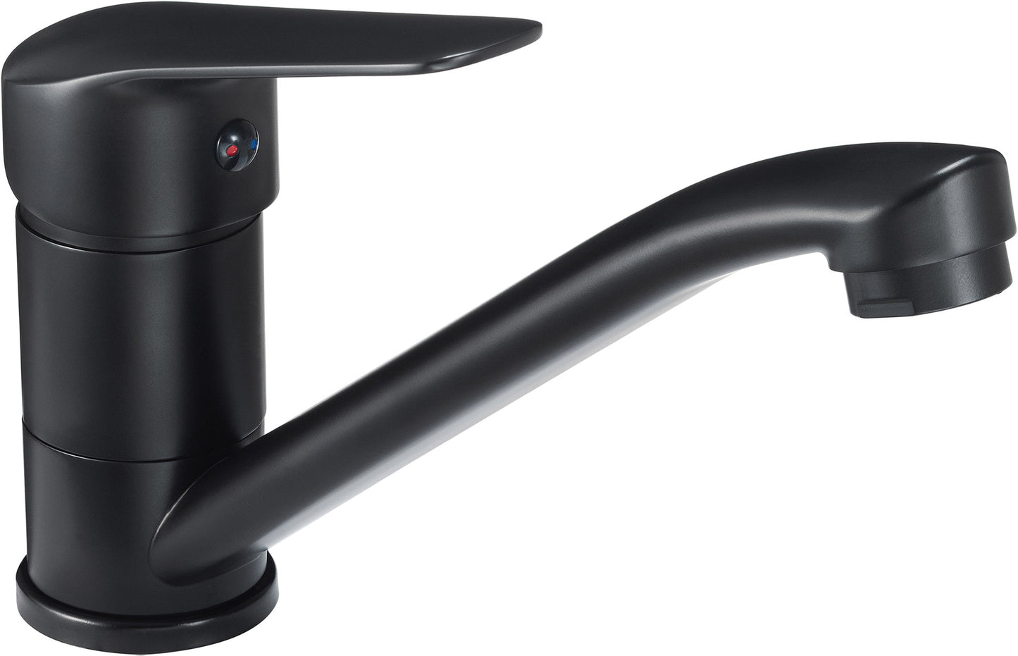 Deante BORO Einhebel-Waschbeckenarmatur mit schwenkbarem Auslauf Schwarz