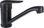 Deante BORO Einhebel-Waschbeckenarmatur mit schwenkbarem Auslauf Schwarz